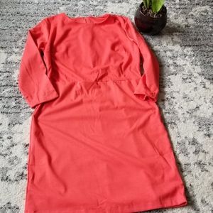 Large Ponte-Knit Sheath Dress